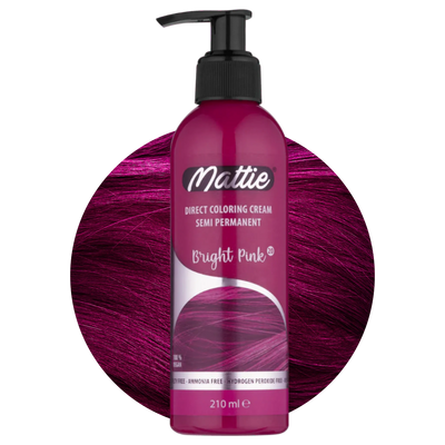 Mattie Bright Pink - Direct Vegan Coloring Cream Semi-Permanent 210ml